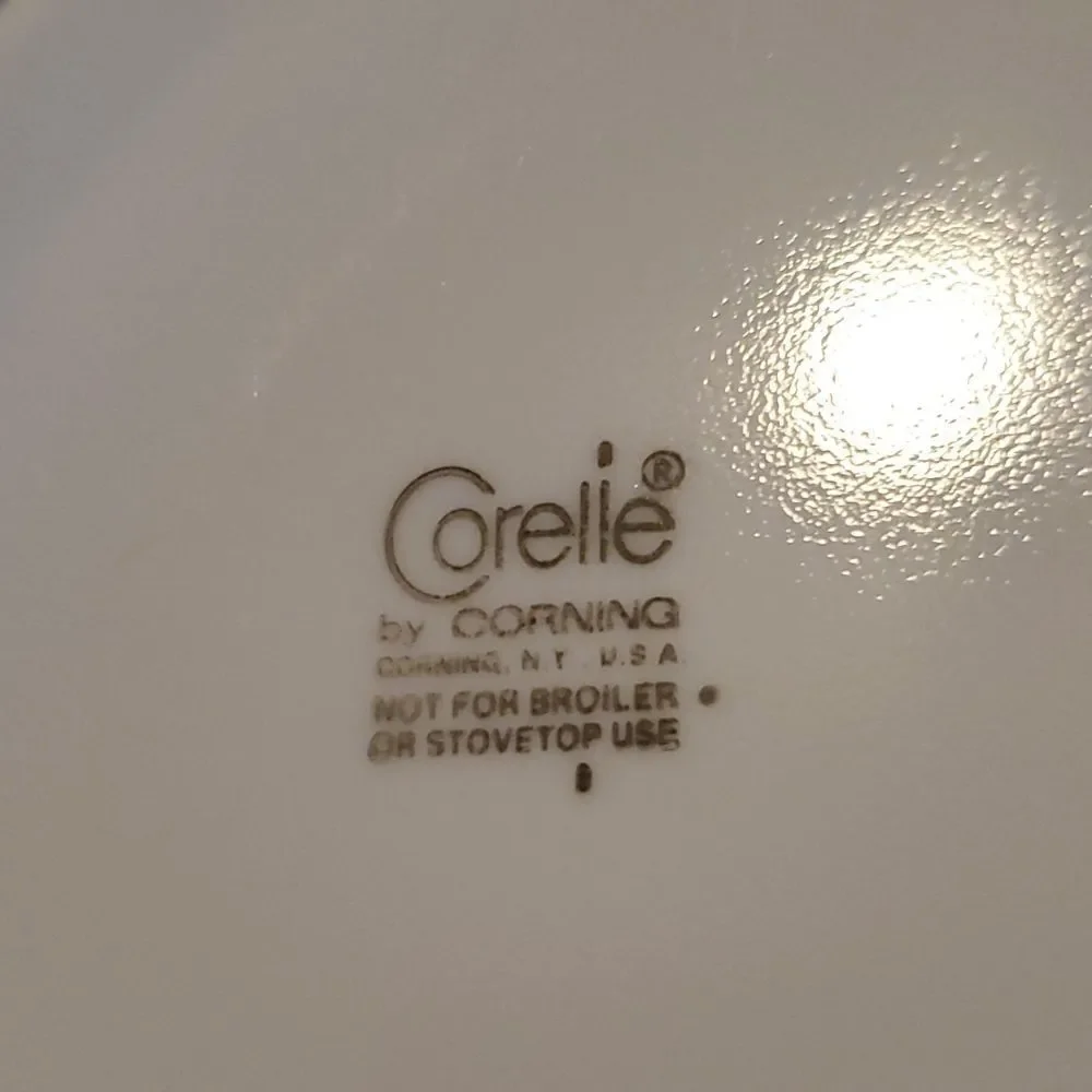 Vintage Corelle Traditions Livingware Sunshine Pattern Set of Six 8.5